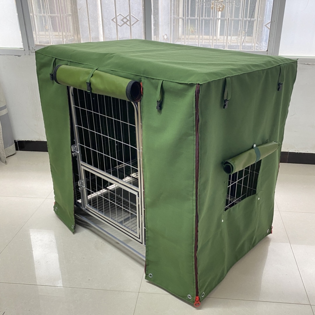 宠帆布物笼外罩狗笼猫舍鸟笼兔笼外套夏季防晒隔热遮阳挡雨通风全