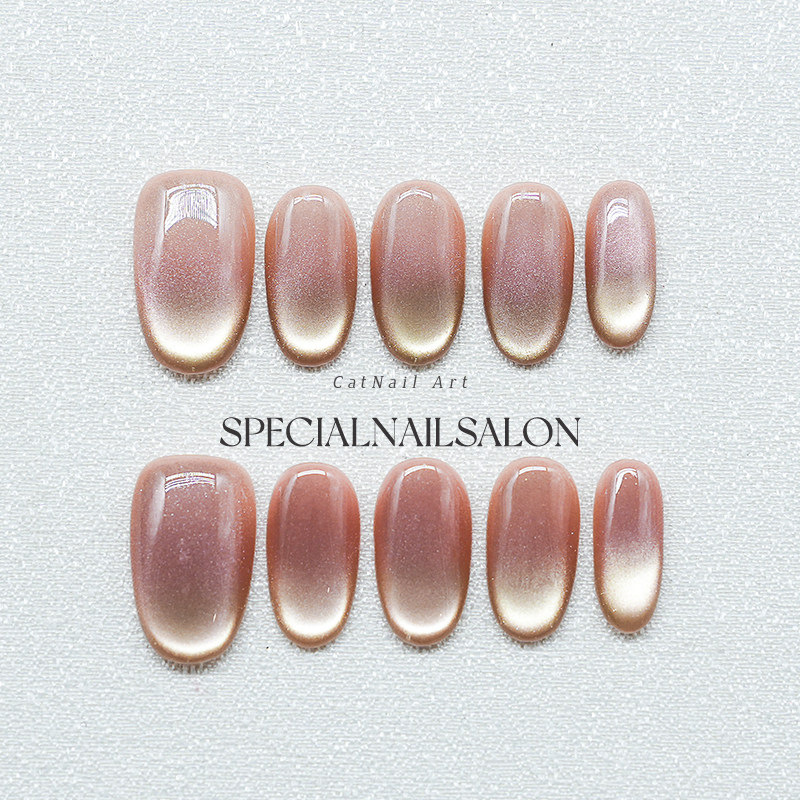 【绯粉月吟】纯手工穿戴甲2025年新款高级感魔镜粉猫眼温柔美甲片,彩妆/香水/美妆工具,穿戴甲/甲片,淘宝优惠券,粉丝福利购,淘宝优惠卷