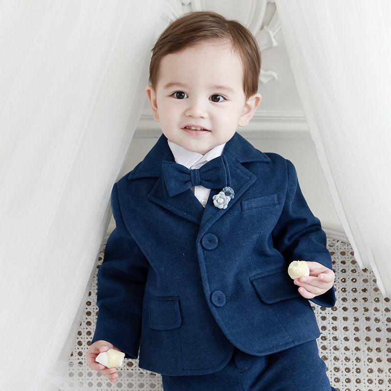 馨妍童男童礼服儿童西装演出服