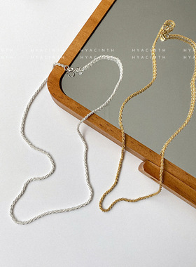 韩国时尚简约气质锁骨链秋冬百搭设计感毛衣链潮人个性项饰欧美风