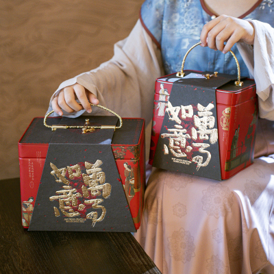 手提盒茶叶包装盒空礼盒铁盒空盒