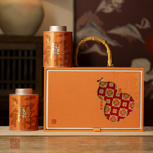 高档手提盒茶叶礼盒空盒红茶金骏眉中秋新款通用包装盒空盒子定制
