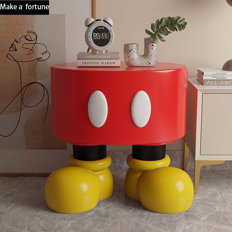 米奇落地摆放换鞋凳入户家用门口客厅卧室装饰凳装饰品创意摆件