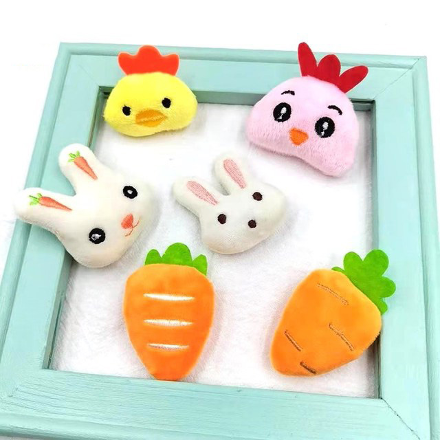 日系小兔小鸡胡萝卜宝宝袜胸针