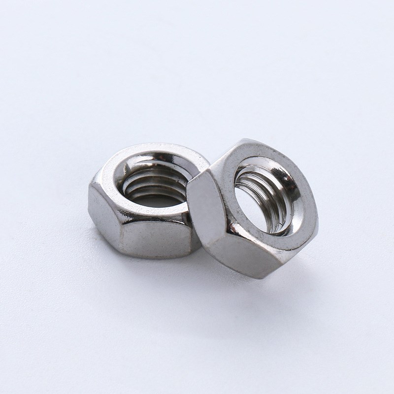 304/316不锈钢六角螺丝螺母M3-M30外六角螺帽DIN934六角螺母盒批