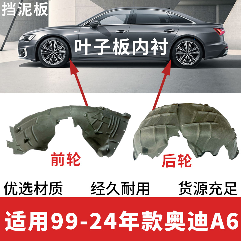 适配奥迪A6LS6叶子板内衬C