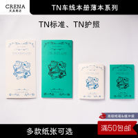 Travel note passport replacement core TN passport A5SB7 planner Travel planner Star Fire Paper White Olive Paper compatible core thumbnail 5