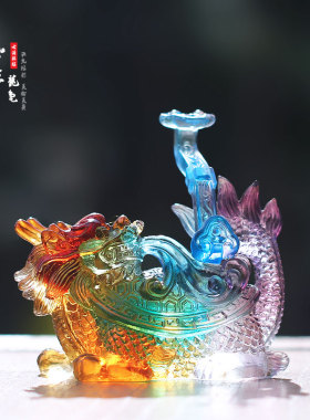 如意龙龟风水摆件居家客厅桌面摆放装饰吉祥商铺节日送礼工艺品