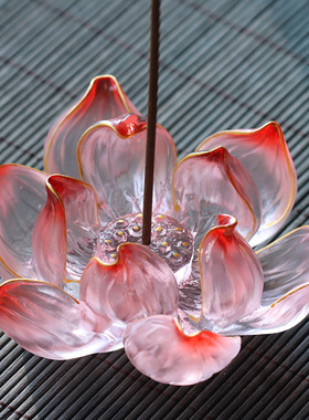 室内琉璃客厅烛台佛前手工酥油灯