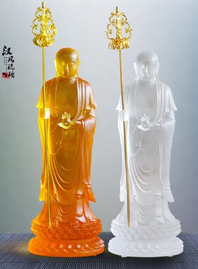 室内琉璃地藏王菩萨寺庙工艺品