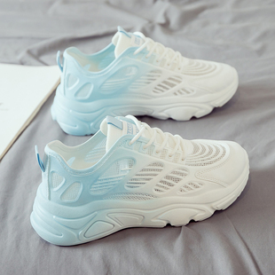 时尚休闲鞋女鞋夏季2026新款透气网面运动鞋防滑跑步鞋0318r