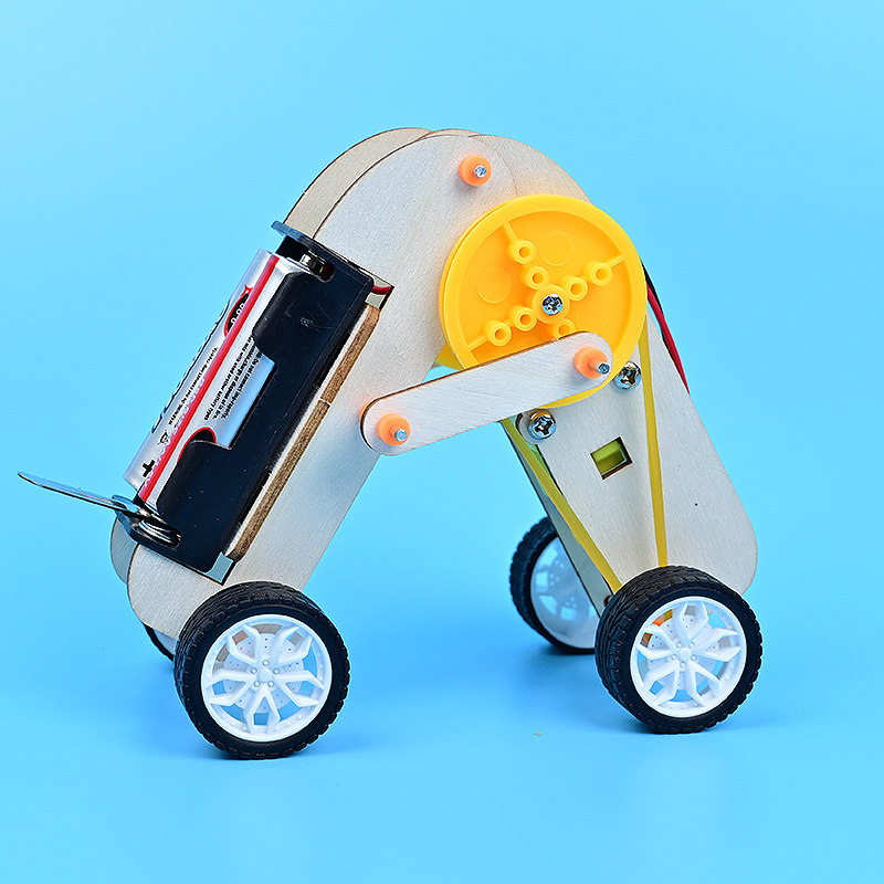 蠕虫机器人 科技小制作手工diy科学实验创客少年宫课器材料包推荐