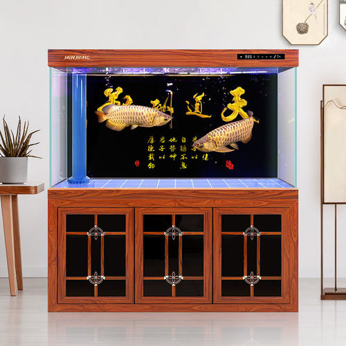 闽江大型鱼缸底过滤超白玻璃