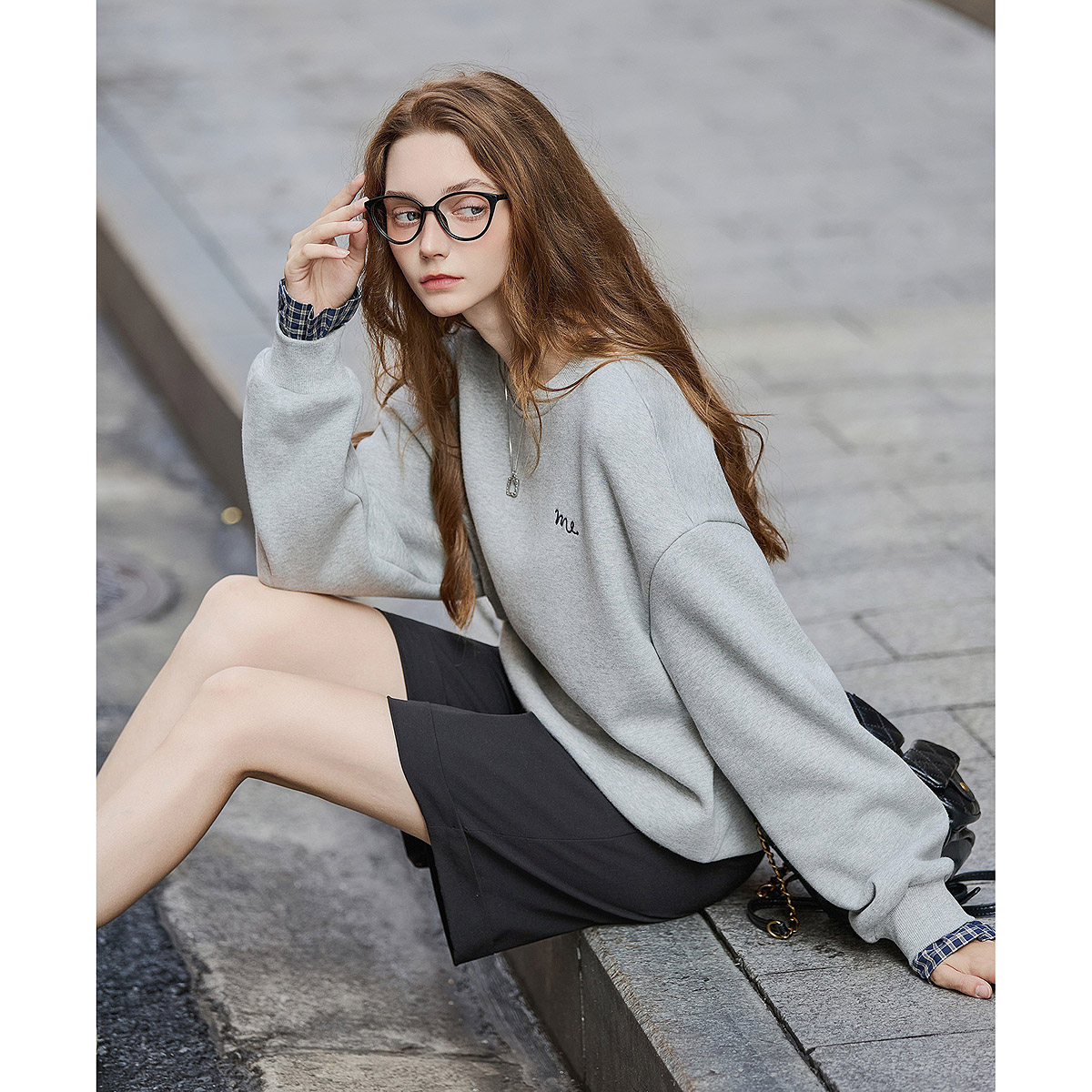 唐狮官方正品女2026新款旗舰女装店商场同款卫衣女圆领衬衫休闲