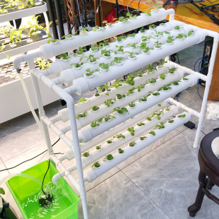 无土栽培设备家庭阳台管道水培蔬菜设备自动浇水种菜机水耕种植架