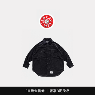 CAVEMPT WCPO 衬衫 COTTON灯芯绒纯色日系休闲长袖 5折现货