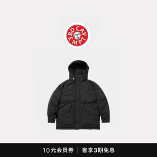 [5折现货]BD CAVEMPT 90白鸭绒  日系户外光电子中长款羽绒服外套