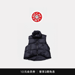 CAVEMPT平田和宏双面穿印花口袋情侣羽绒马甲余文乐 5折现货