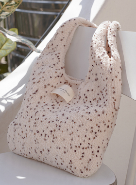 暮色｜芝麻包手混线毛线手工diy材料包棒针编织包礼物原创单肩包