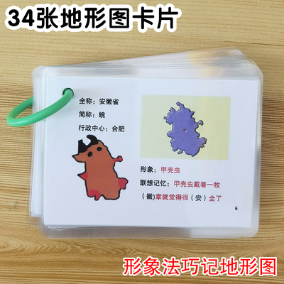 地形轮廓形象法巧记地理地貌图