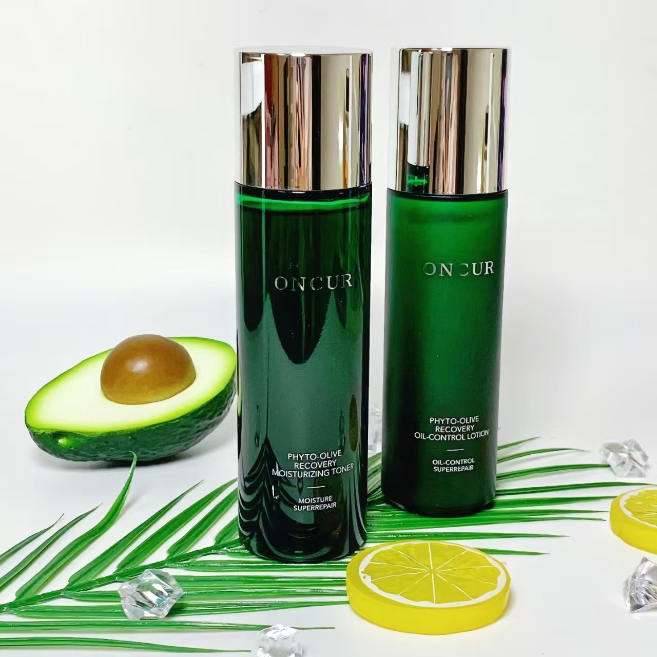ONCUR安修泽油橄榄精华水乳套装分装护肤品补水控油修护分装小样