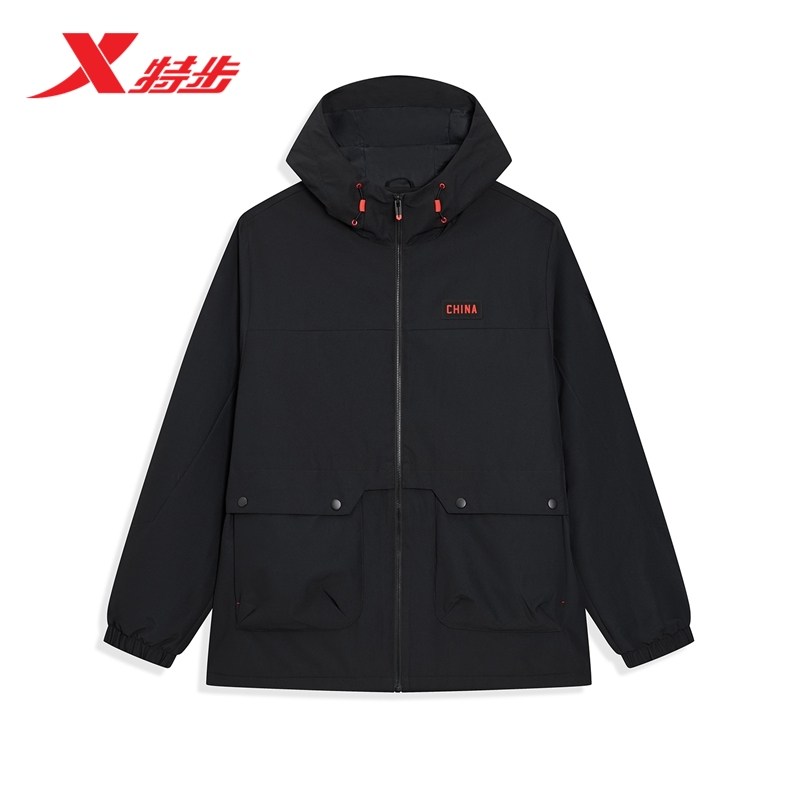 特步保暖风衣男2025年冬季新款男装运动上衣防风外套975429160452,运动服/休闲服装,运动茄克/外套,淘宝优惠券,粉丝福利购,淘宝优惠卷