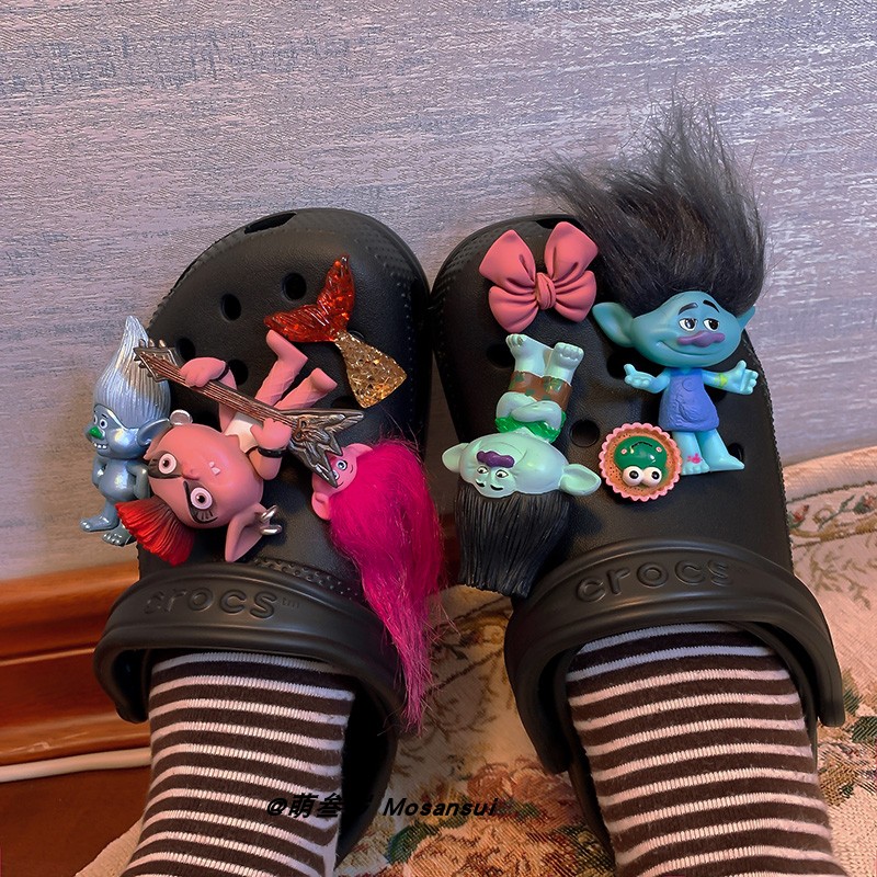 适配crocs卡洛驰鞋扣diy霸女王3d