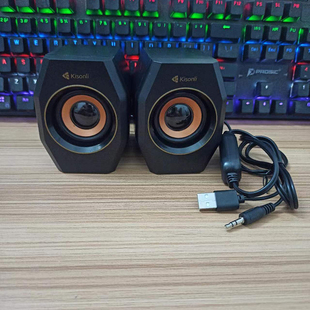 台式电脑音箱USB供电3.5音频笔记本电视投影仪手机桌面播放器音响