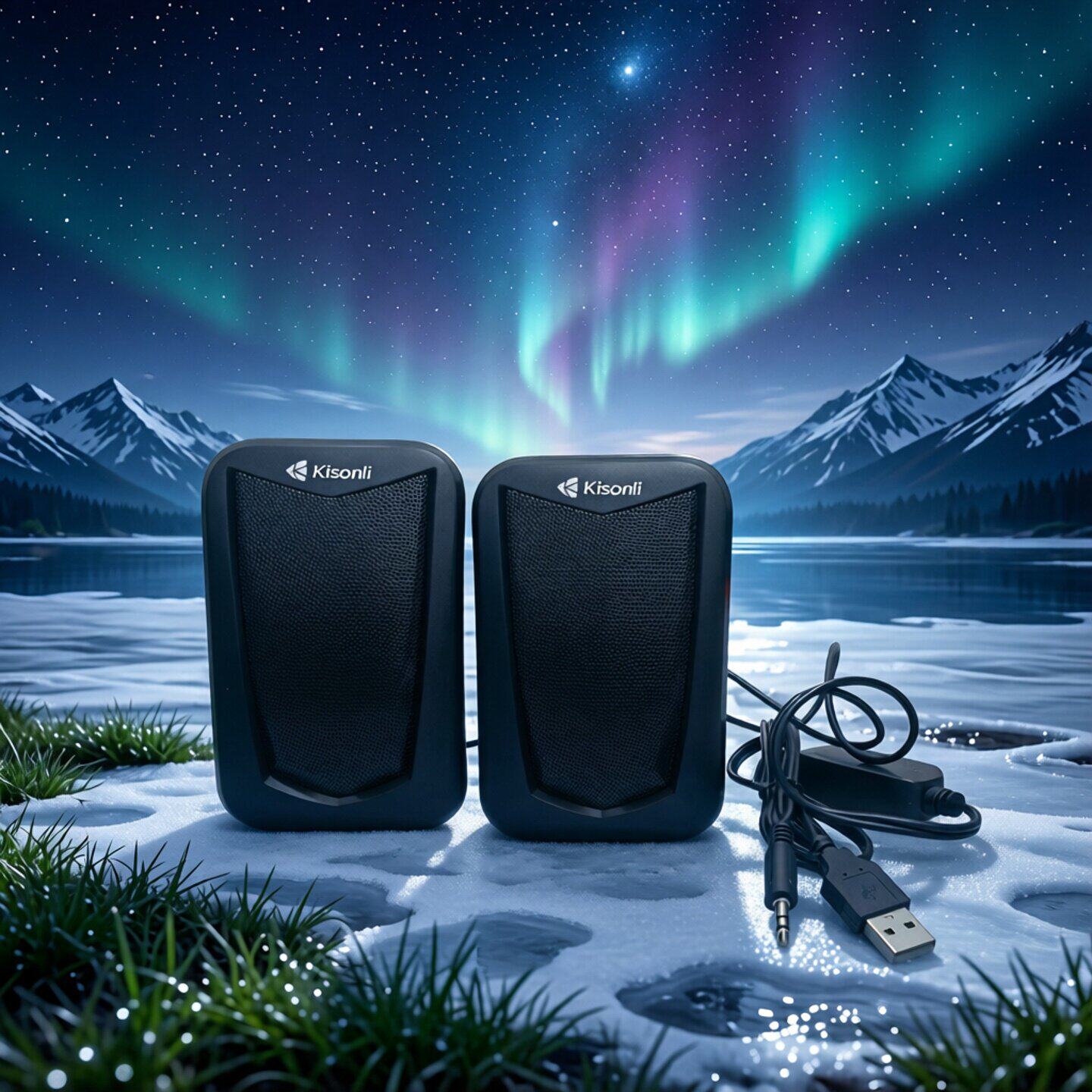 USB电脑音箱2.0声道迷你桌面小音响带线电视机手机播放器3.5音频
