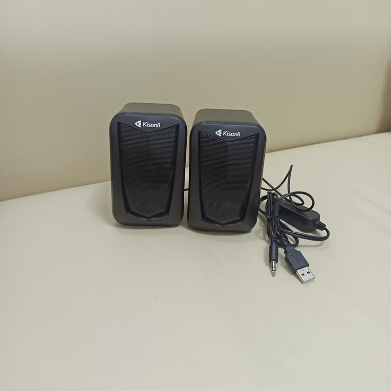 USB电脑音箱2.0声道迷你桌面小音响带线电视机手机播放器3.5音频