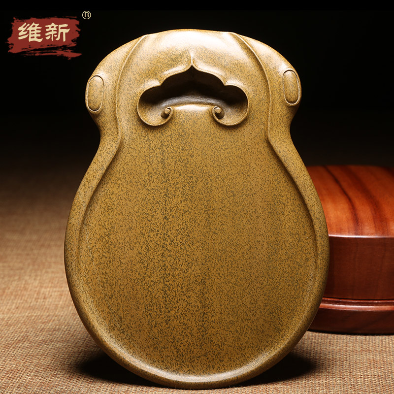 高级作品歙砚老坑名砚高档仿古