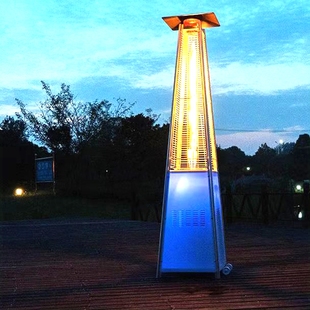 燃气取暖器户外真火酒吧商用饭店观液化气塔形煤气罐取暖炉采暖景