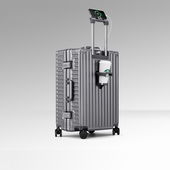 漫游新款 多功能铝框行李箱万向轮拉杆箱旅行箱20登机箱子26寸男女