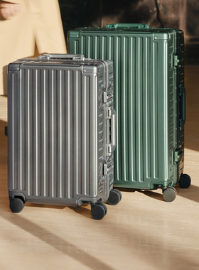 漫游铝框款行李箱万向轮皮箱拉杆箱28旅行箱20登机箱子24寸26男女