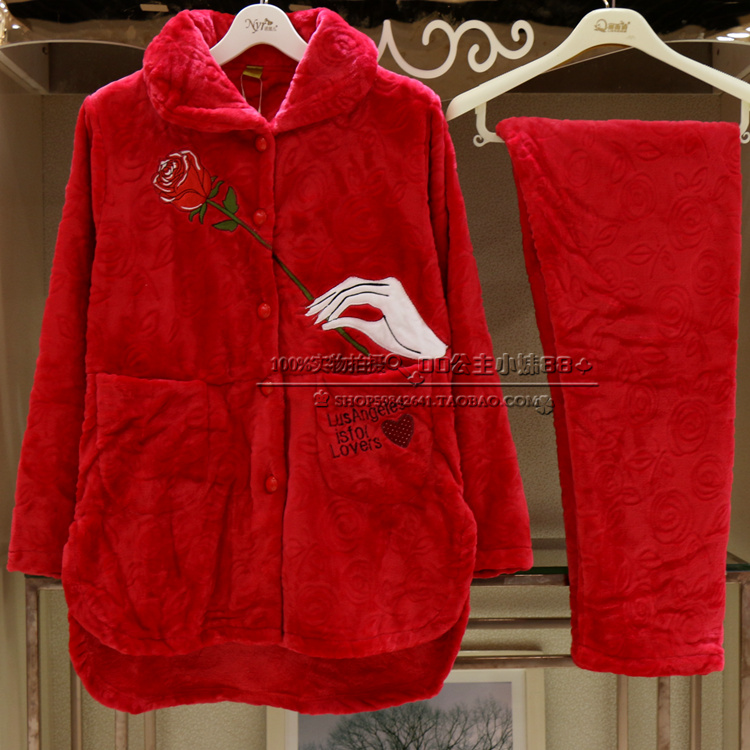 诺茵儿正品特价新款珊瑚绒家居服