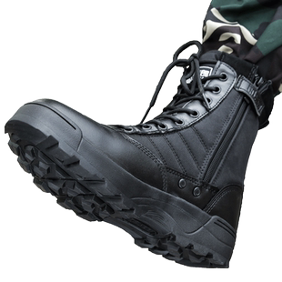 陆战靴户外特勤靴轻便军战靴男黑色作战训靴登山靴春季战术鞋高帮