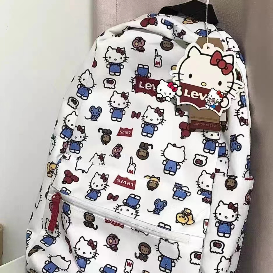 hellokitty书包kt猫书包双肩包女