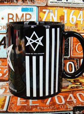 350ml Bring Me The Horizon英国死核乐队马克杯陶瓷水杯