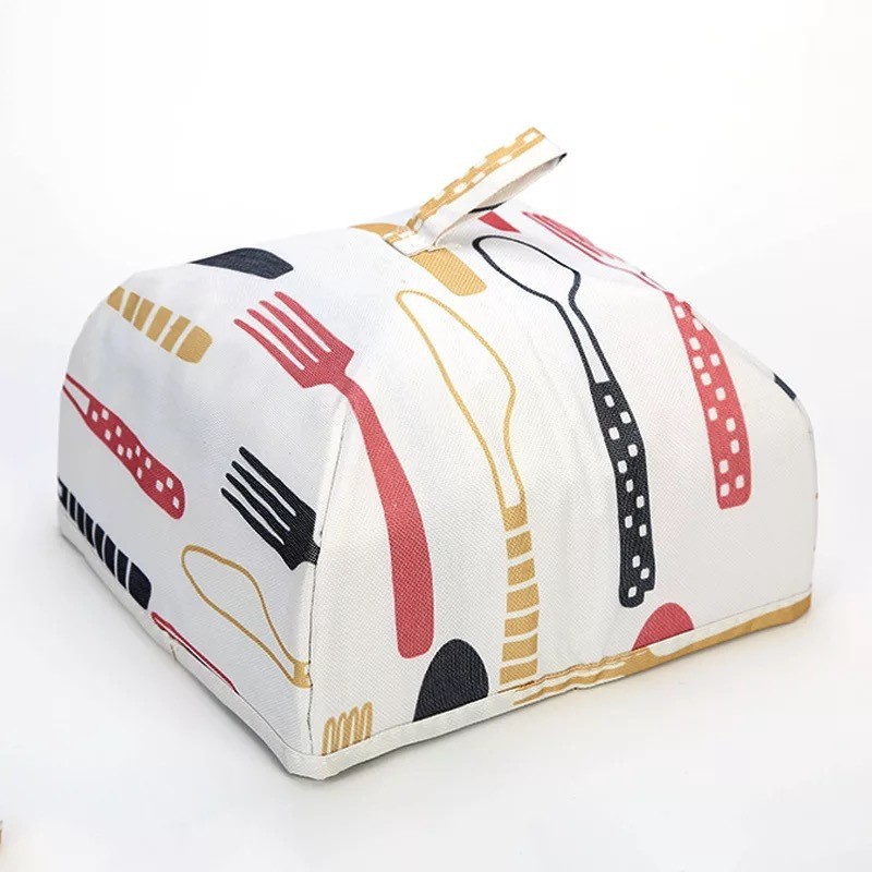 可折叠保温防尘饭菜罩食物防虫菜盖子罩子冬季发面醒面保温餐桌罩