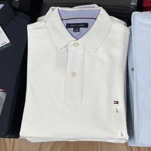 美版Tommy汤米POLO衫男士短袖T恤商务休闲纯棉经典款纯色翻领夏季