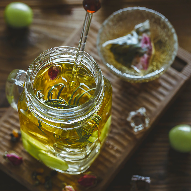 午喵 葡萄乌龙茶玫瑰组合花茶 适合女生喝的茶 袋泡果粒茶三角包