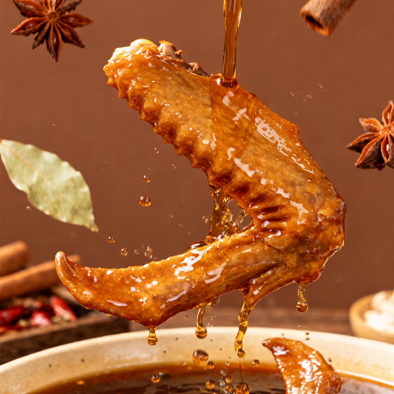 啃馋你食品旗舰店烤鸭翅卤味原味辣味真空包装烤翅休闲食品即食