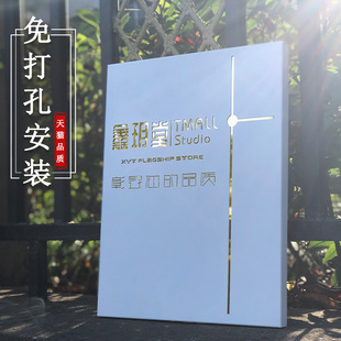 工作室门牌定制户外门头广告牌制作店铺牌匾铁艺镂空公司招牌定做