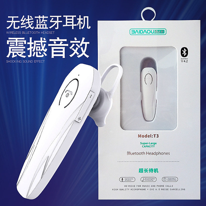来电报号手机蓝牙耳机车载无线入耳式耳塞通话听歌超长待机批 发