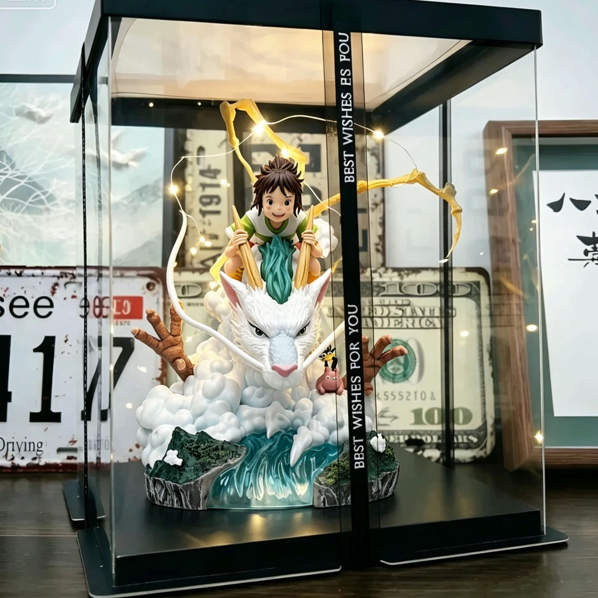 千与千寻小白龙手办宫崎骏动漫周边模型摆件二次元礼物桌面摆件