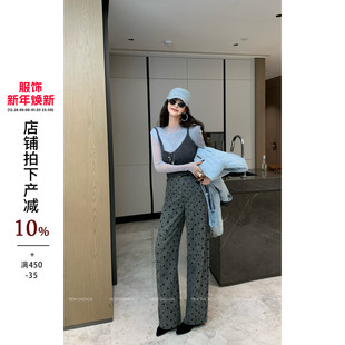 利达 NEW DADADA【甜氧流域】百搭休闲裤女2025年新款时尚潮流