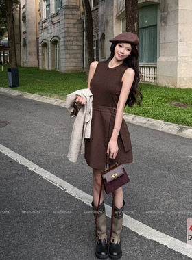 利达NEW DADADA【晴雪】时尚百搭气质连衣裙CFM1162