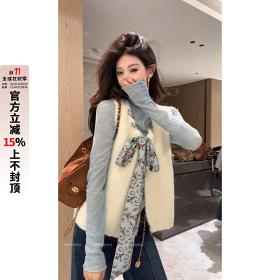 利达 NEW DADADA【翩翩起舞】高级感休闲百搭马甲QGM2292