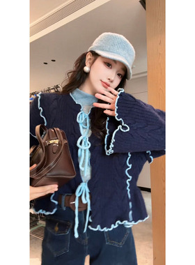 利达 NEW DADADA【绝代风华】高级感休闲百搭时尚针织开衫DPM3149