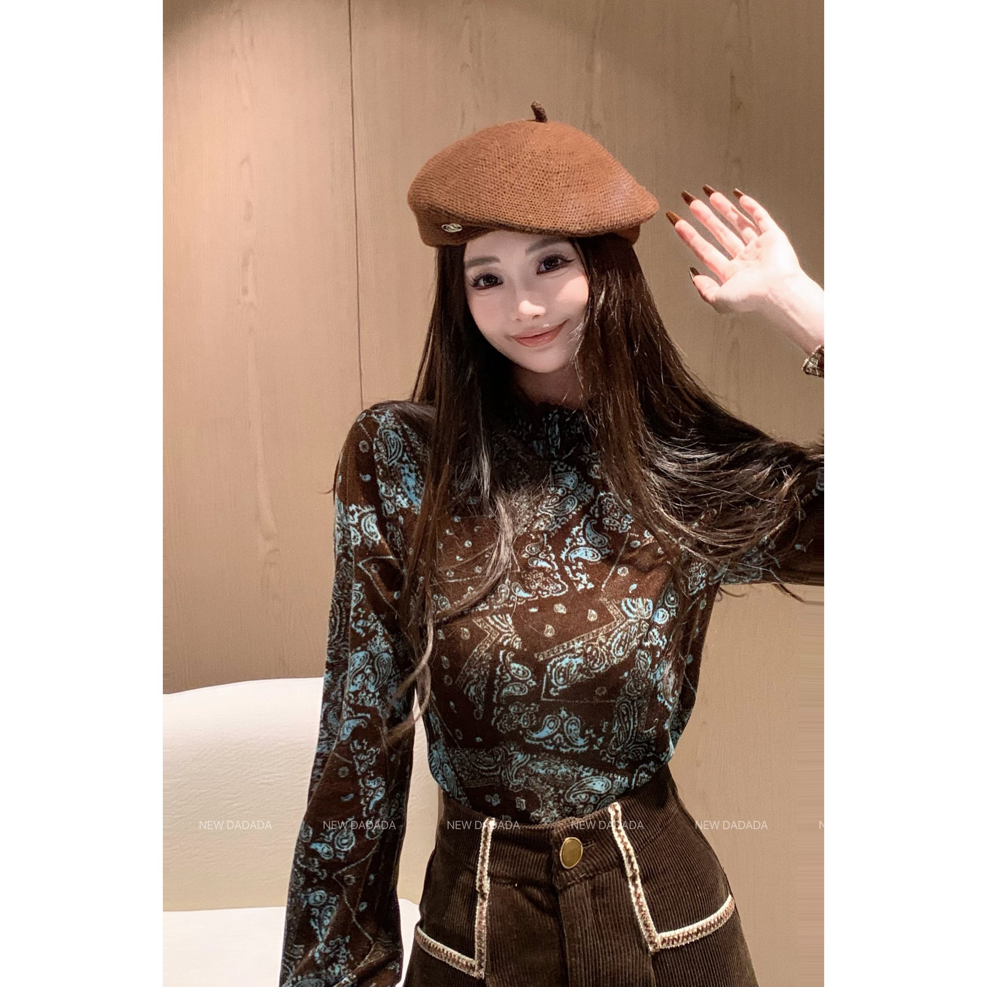 利达 NEW DADADA【利达同款】高级感时尚百搭帽子CVM1089